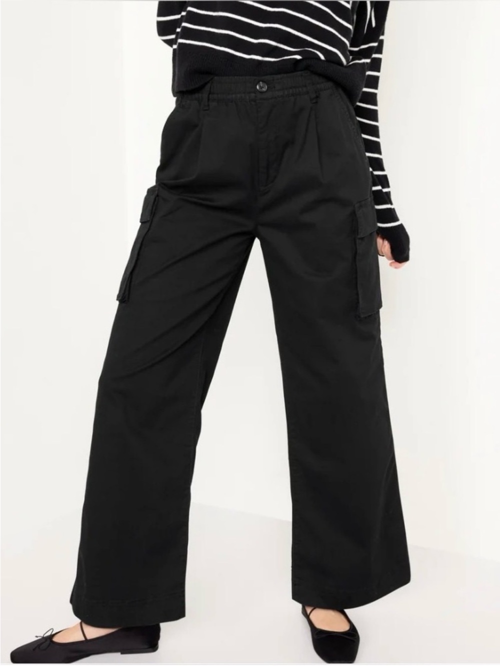 Old Navy Extra High-Waisted Wide-Leg Cargo Pants 488088 - Size XS